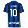 Camiseta de fútbol Inter Milan Lautaro 10 Primera Equipación 2022-23 - Hombre